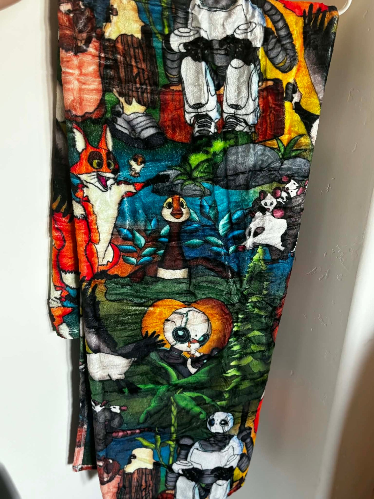 Wild Robot 60x60 Plush Blanket