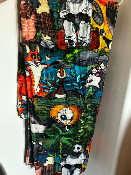 Wild Robot 60x60 Plush Blanket