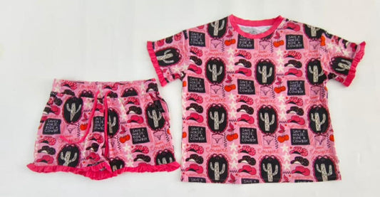 Save A Horse Ruffle Shorts Set