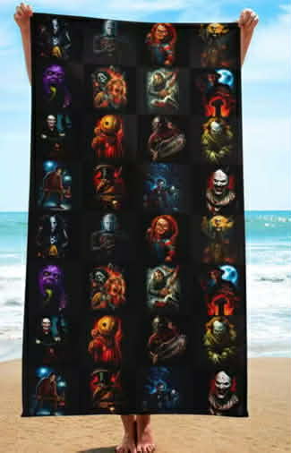 Horror Mash Towel
