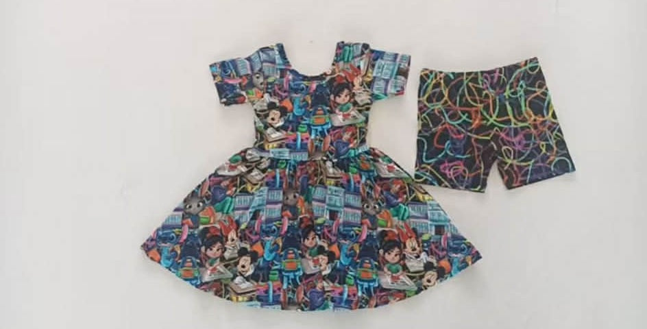 F&F Academy Magic Scholars Twirl Dress w/ Shorts