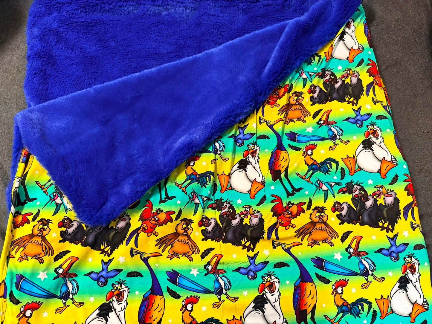 Feathered Fiesta Bamboo Minky 60x60