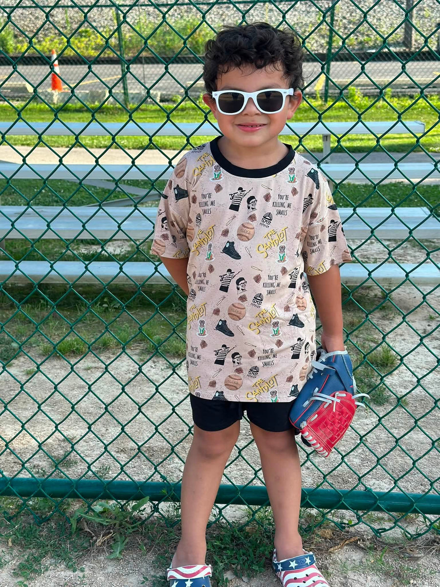 The Great Bambino French Terry Daywear Shorts Set (runs big)