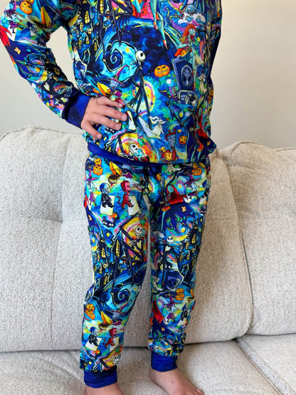 Pumpkin Kings Midnight Reign Bamboo Jogger Set
