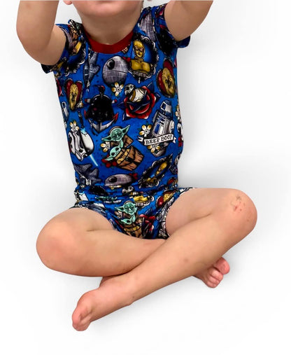 Galaxy Gang PJ Shorts Set
