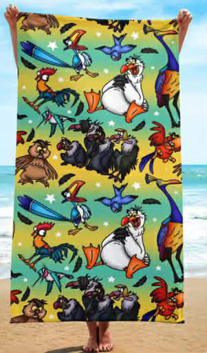 Feathered Fiesta Towel