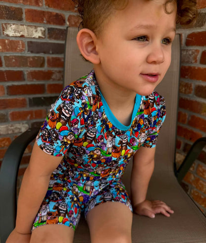 Adventure Is Out There PJ Shorts Set