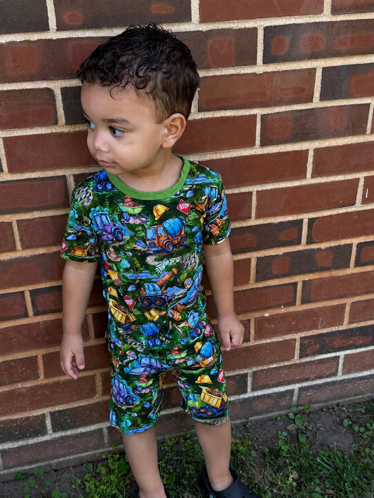 Dirt Road Crew PJ Shorts Set
