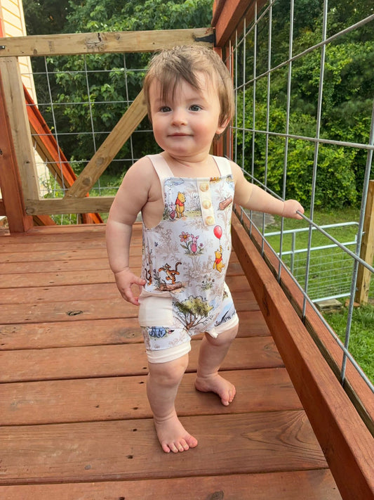 Sweet As Honey Short Overalls