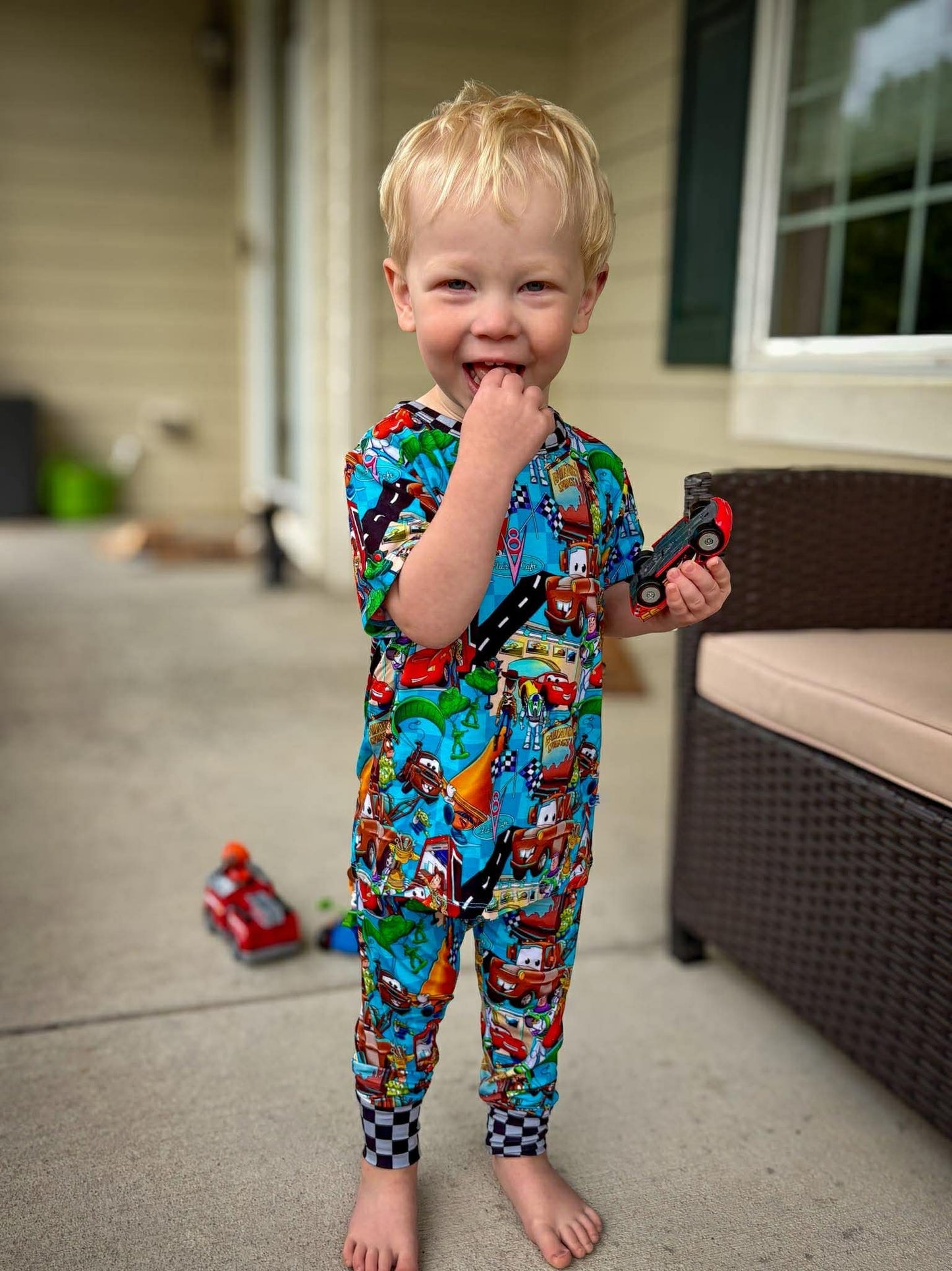 Cars Story Short Sleeve and Pants PJ Set