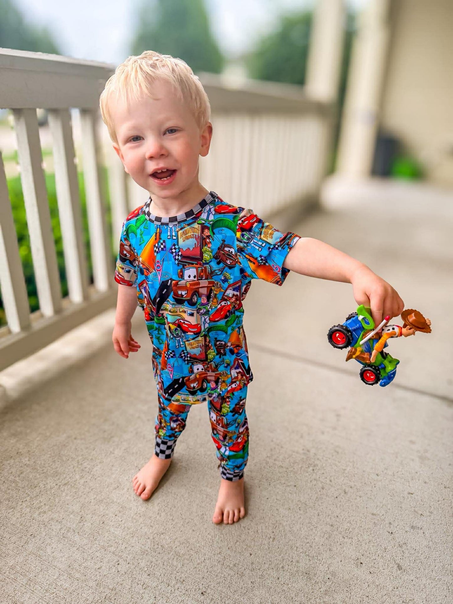 Cars Story Short Sleeve and Pants PJ Set