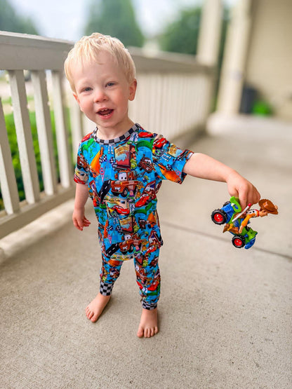 Cars Story Short Sleeve and Pants PJ Set