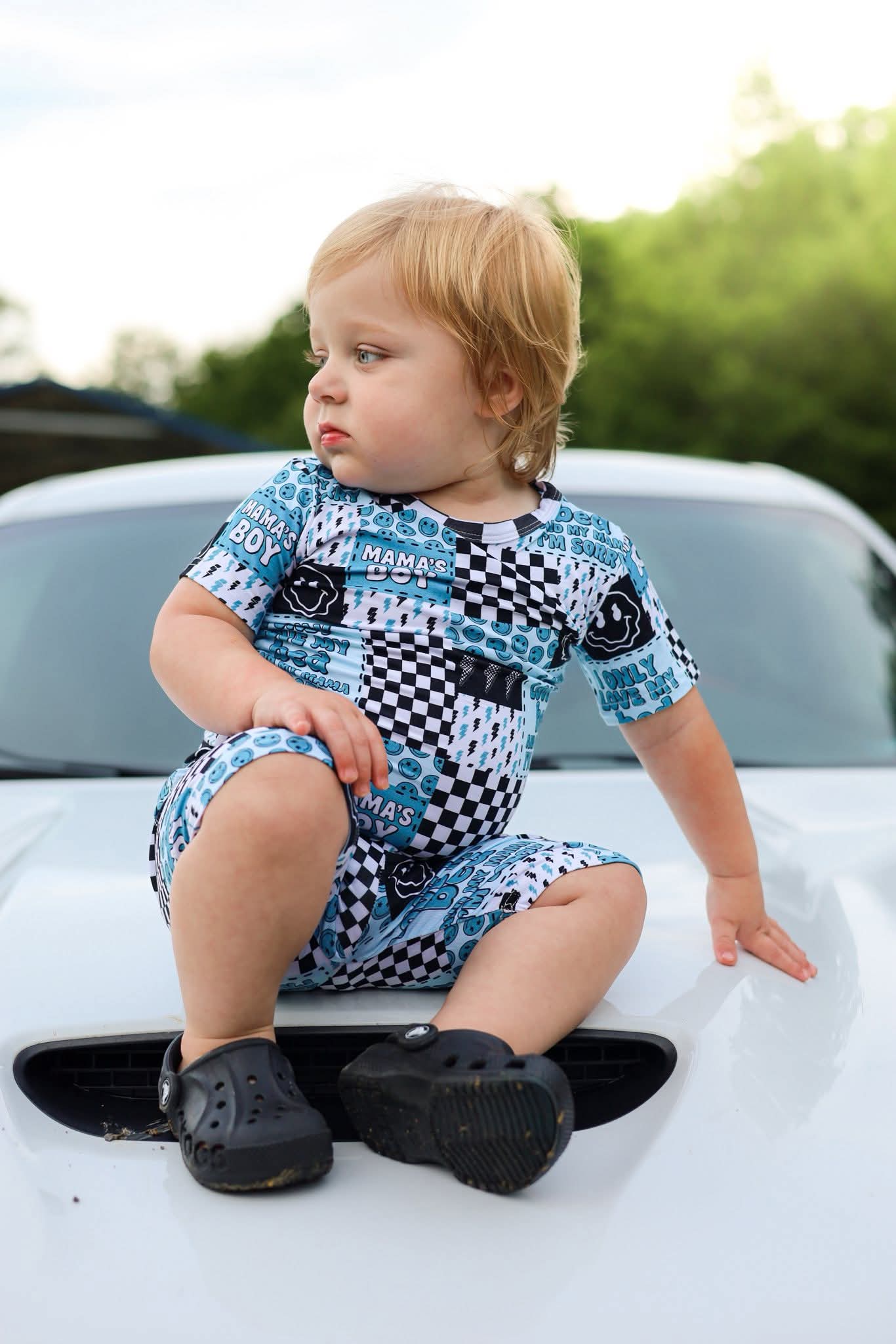 Mama's Boy PJ Shorts Set