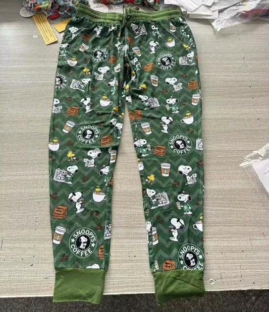 Snoopy's Coffee Joggers