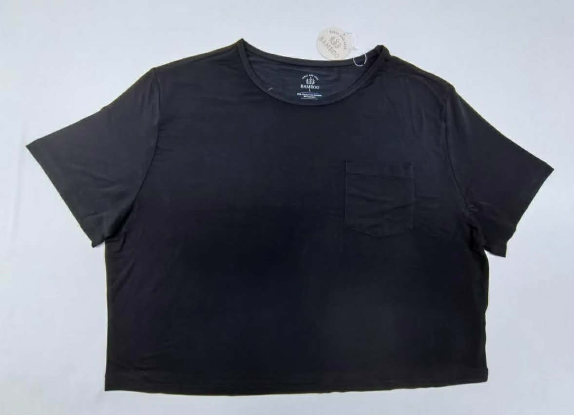Black Pocket Tee