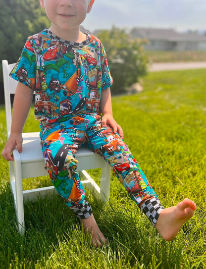 Cars Story Short Sleeve and Pants PJ Set