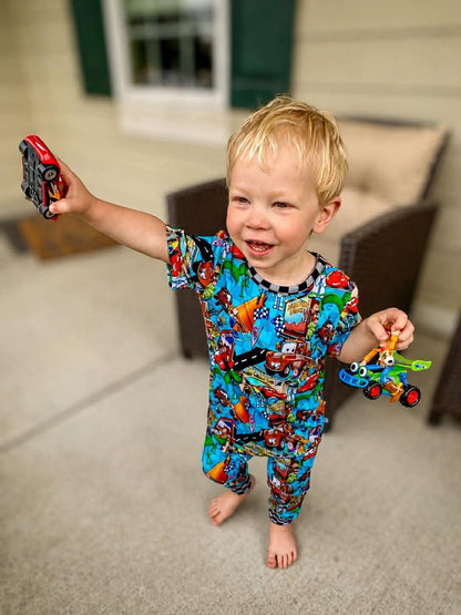 Cars Story Short Sleeve and Pants PJ Set