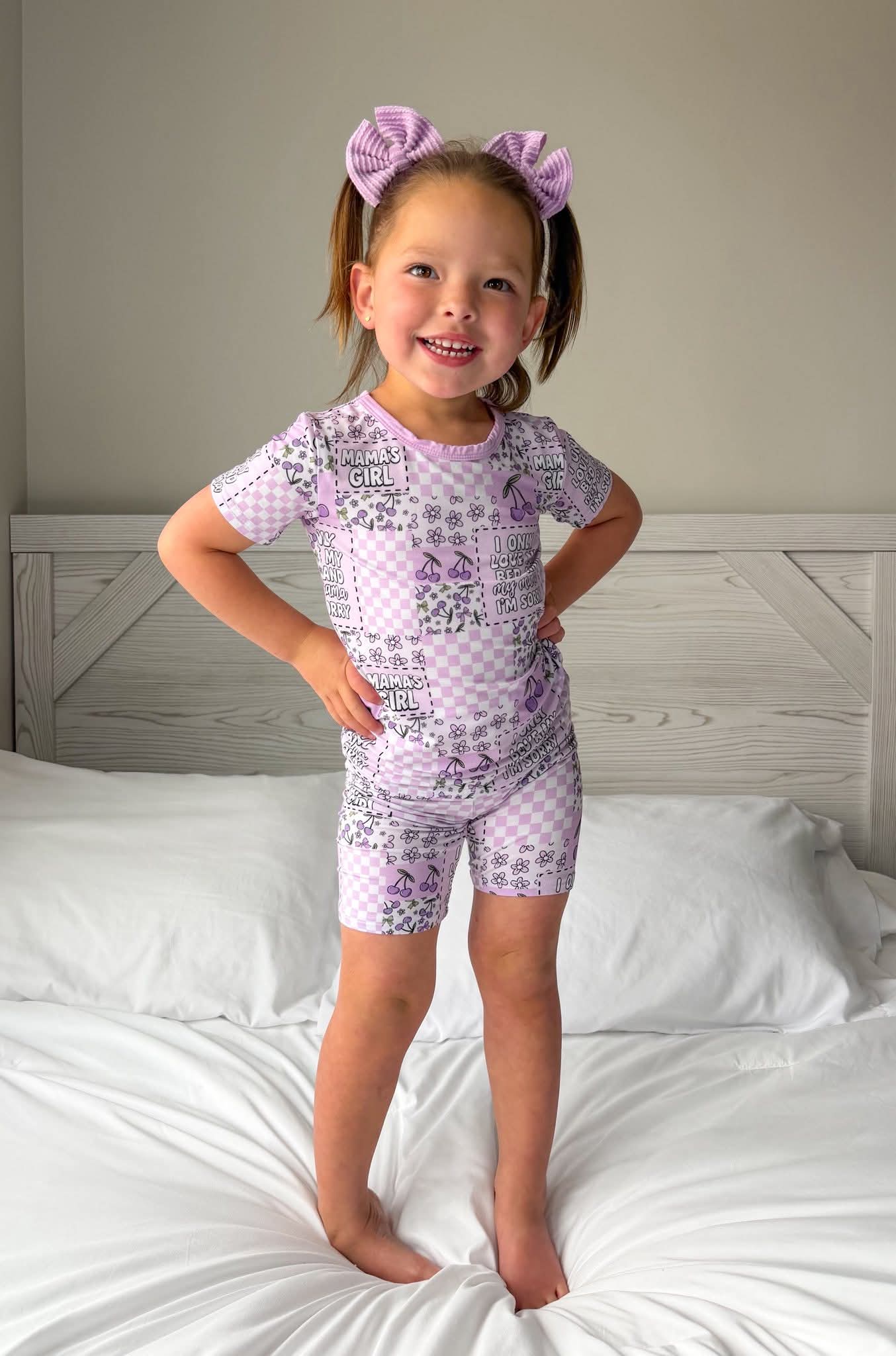 Mama's Girl PJ Shorts Set