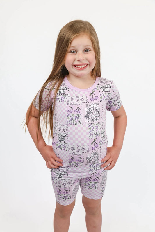 Mama's Girl PJ Shorts Set