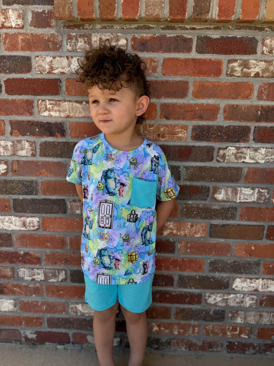Boo's Door Daywear Tee & Shorts Set