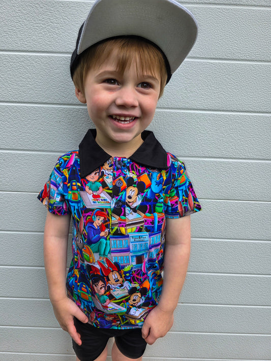 F&F Academy Magic Scholars Polo Shirt and Shorts