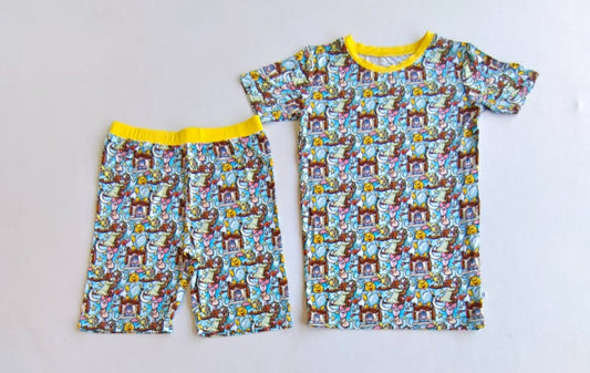 Sweet Dreams Pooh PJ Shorts Set