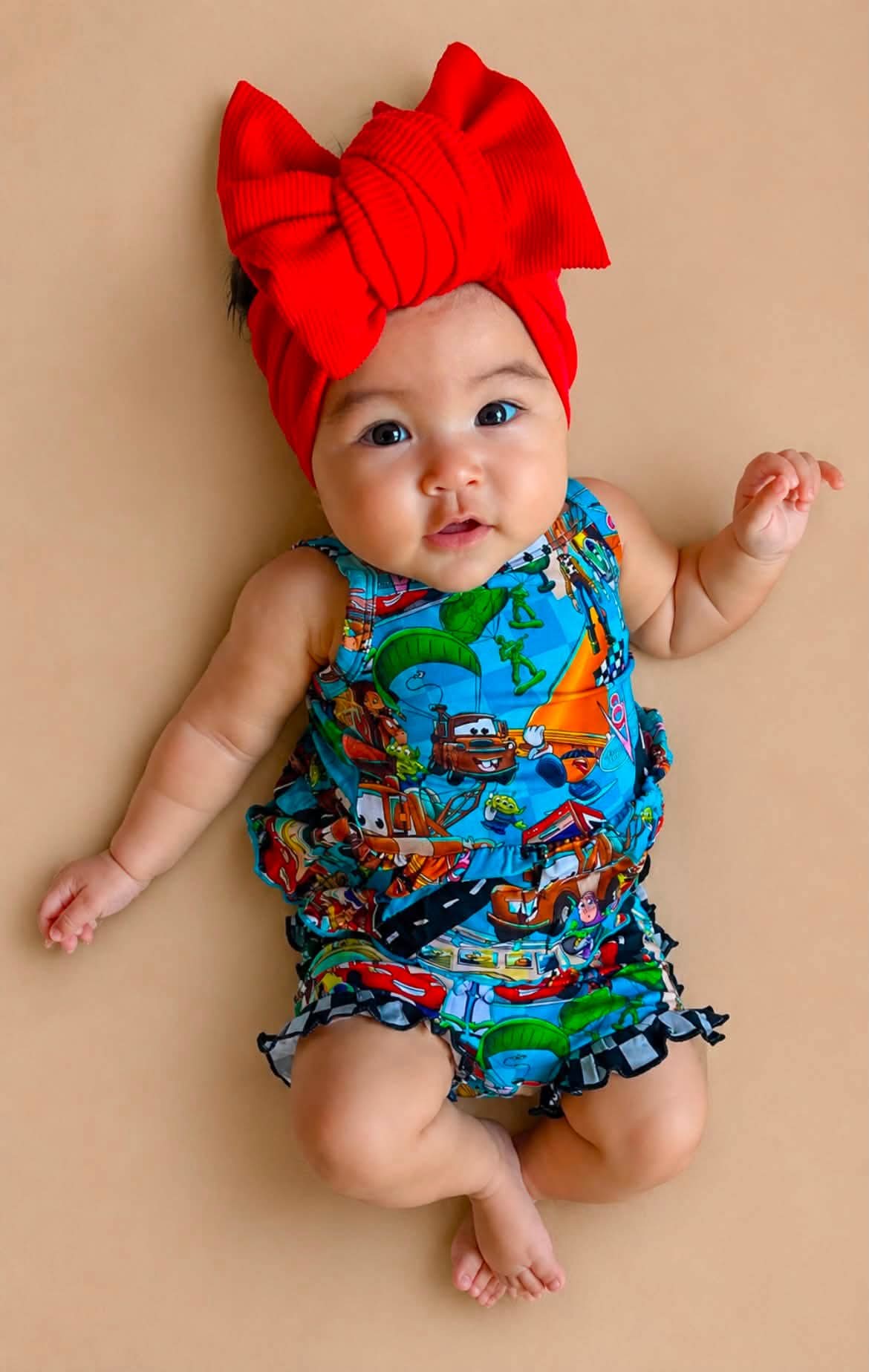 Cars Story Ruffle Bummie Set