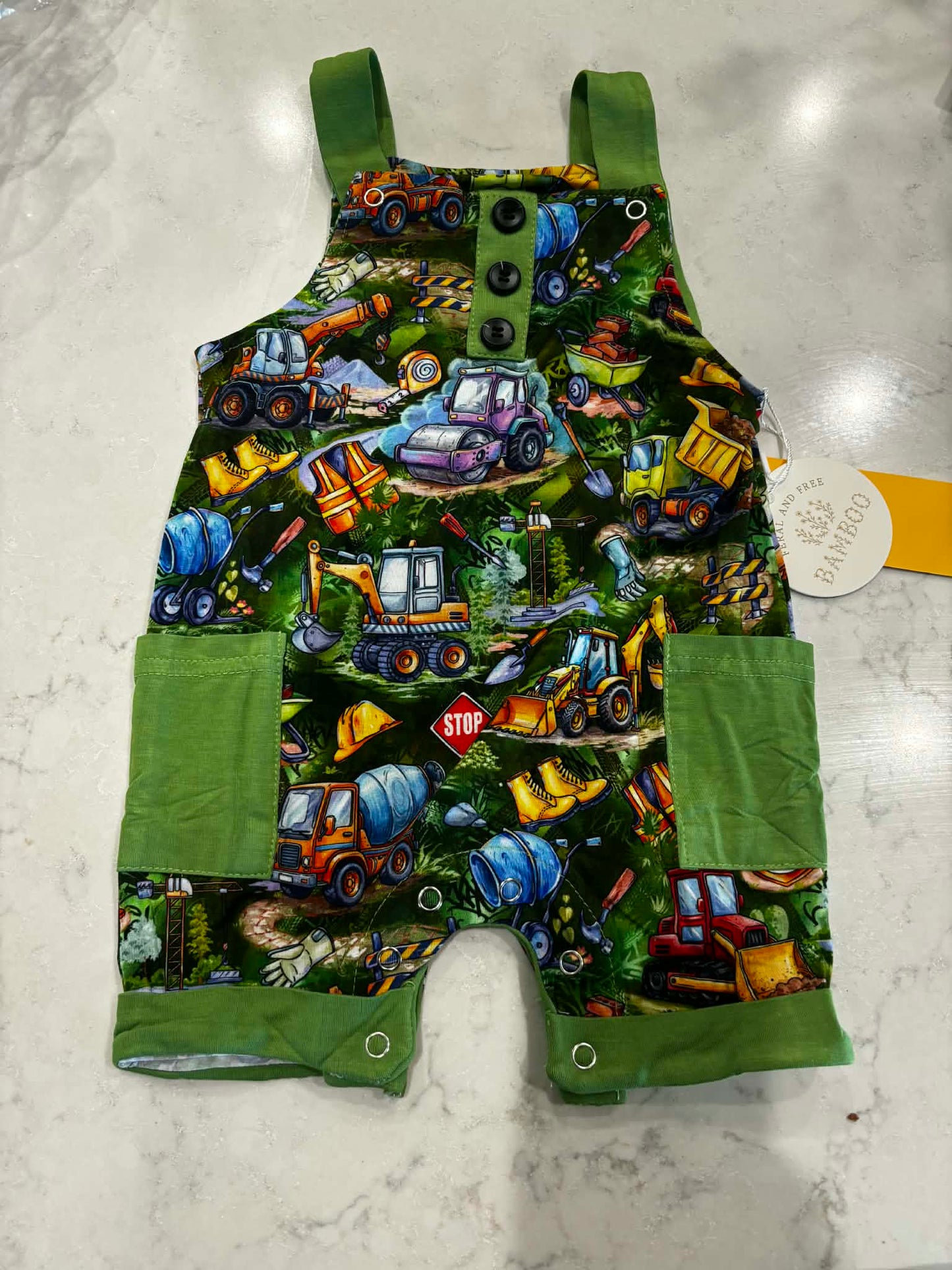 Dirt Road Crew Short Overalls