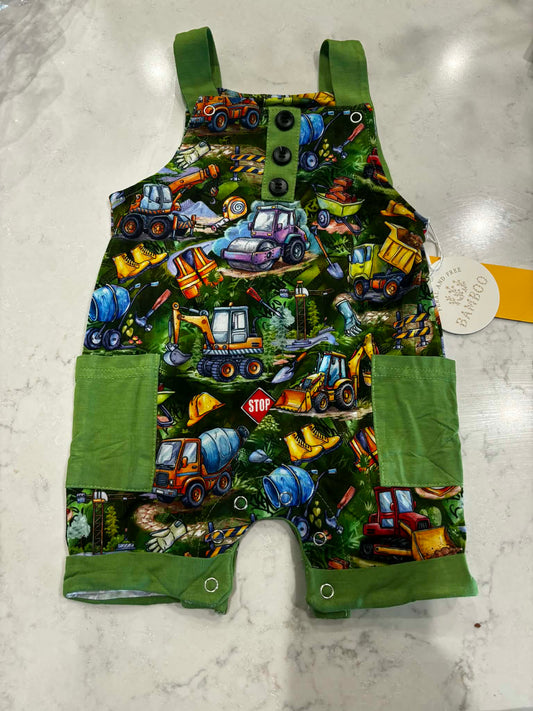 Dirt Road Crew Short Overalls