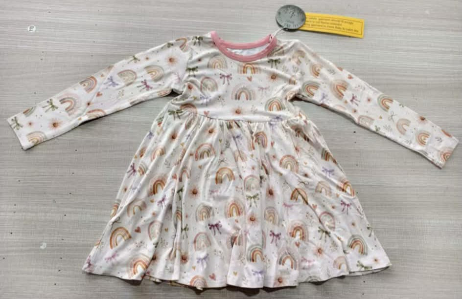 Rainbows Long Sleeve Dress