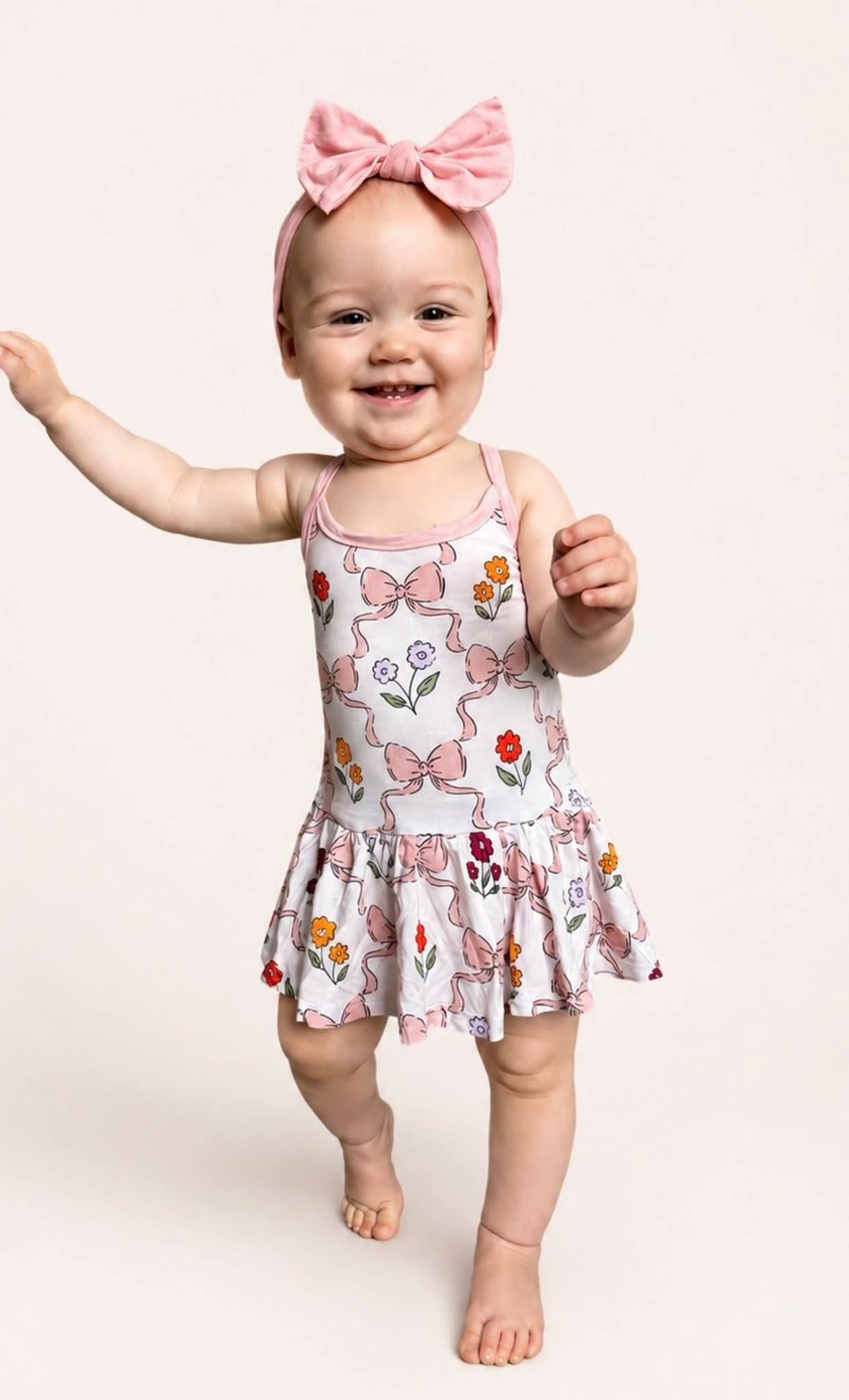 Bows and Flowers Bodysuit Twirl