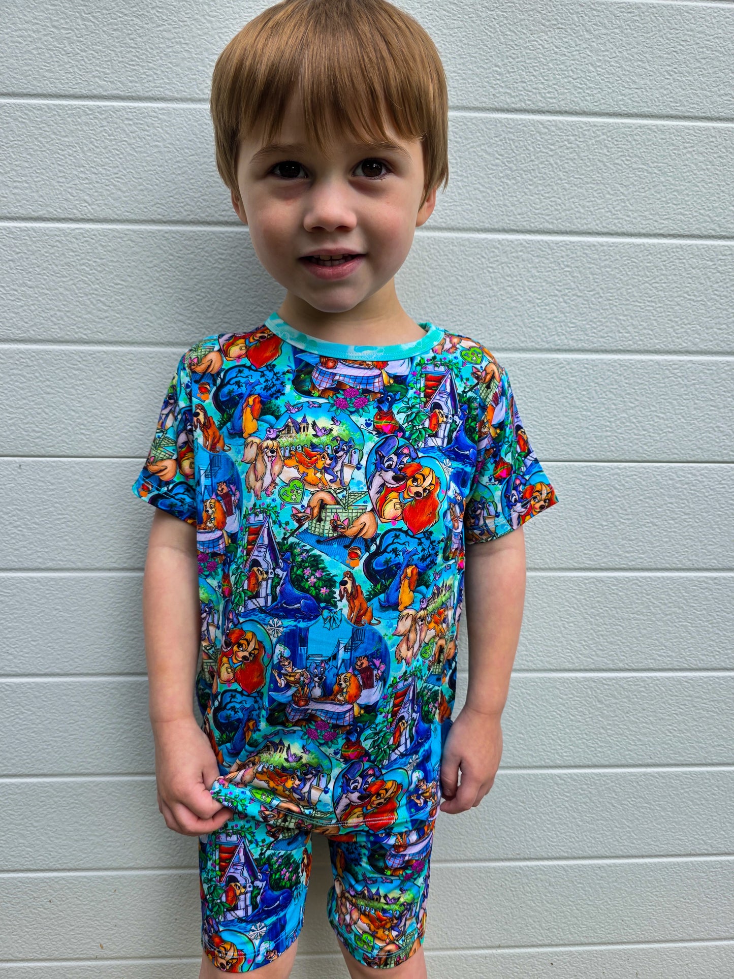 Love On A Leash PJ Set