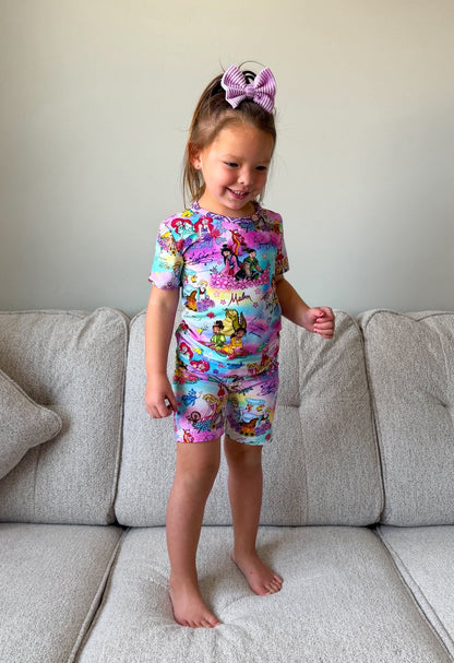 Royalty vs Reality PJ Shorts Set