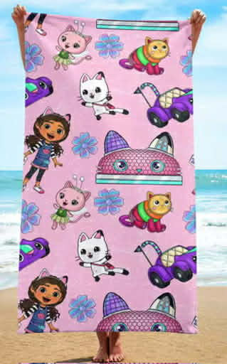 Gabby's Dollhouse Towel