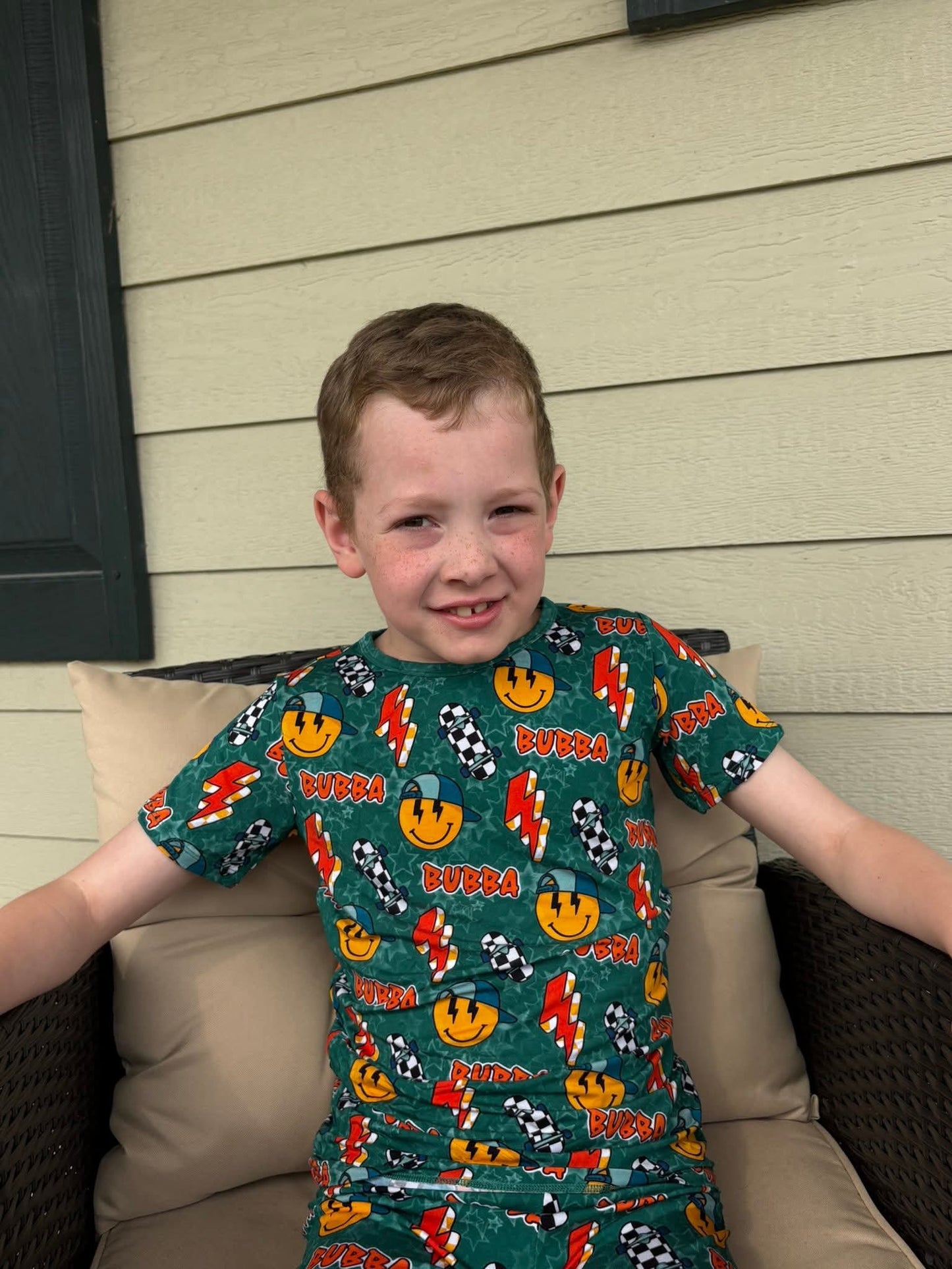 Bubba  shorts set