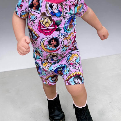 Princess Portrait PJ Shorts Set