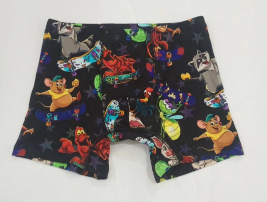 Skateboarding Sidekicks Bamboo Boxers