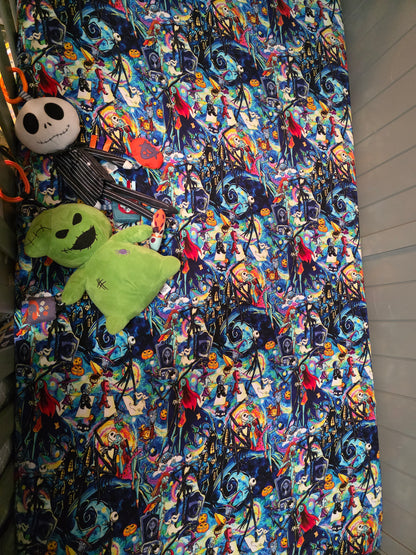 Pumpkin Kings Midnight Reign Bamboo Crib Sheet