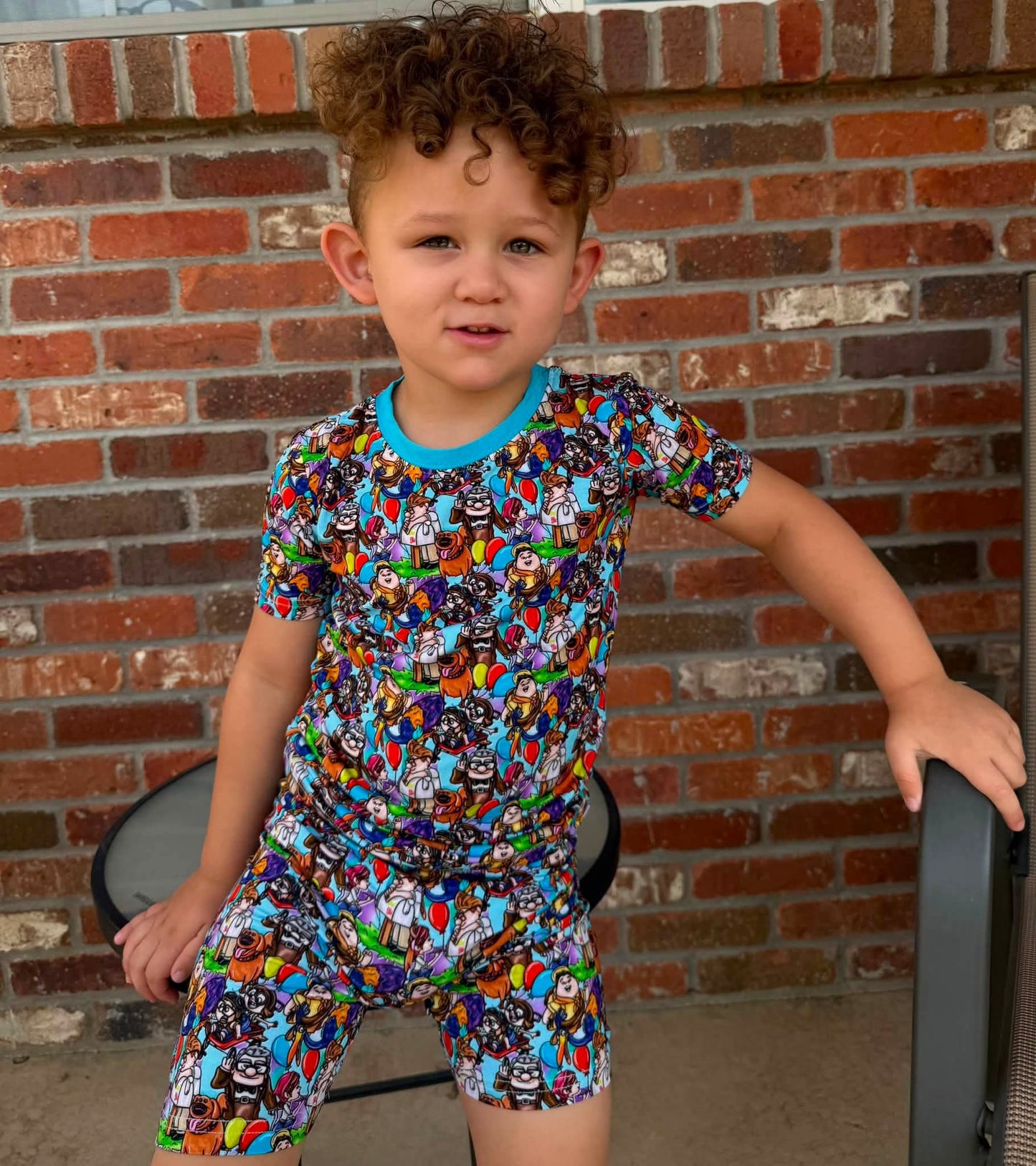 Adventure Is Out There PJ Shorts Set