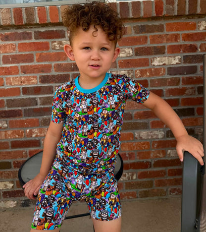 Adventure Is Out There PJ Shorts Set